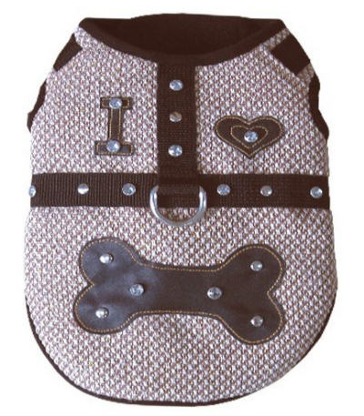 Harness Vest with Crystals