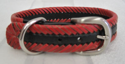 Red Leather Collar