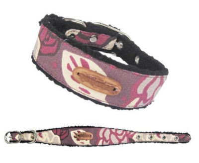 Multi Color Red Printed Cotton Collar