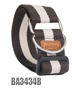 Black & White Stripe Adjustable Collar