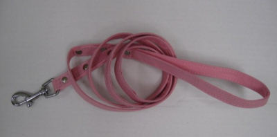 Faux Leather Pink Leash