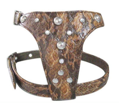 Faux Leather Brown Harness