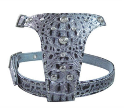 Faux Leather Silver Harness