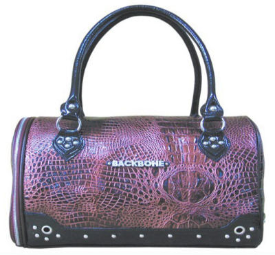 Backbone Logo Rhinestone Pet Carrier