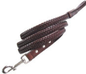 Weaved Leather Leash