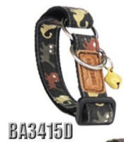 Cat Pattern Adjustable Collar with Bell