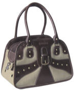 Sacking & Leather Pet Carrier