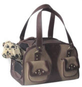 Sacking & Leather Pet Carrier