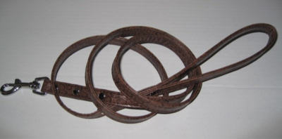 Faux Leather Brown Leash