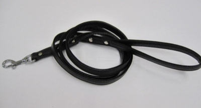 Faux Leather Black Leash