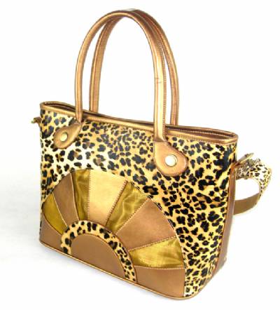 Leopard Printed Canvas Pet Carrier