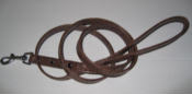 Faux Leather Brown Leash