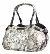 Faux Snake Leather Pet Carrier